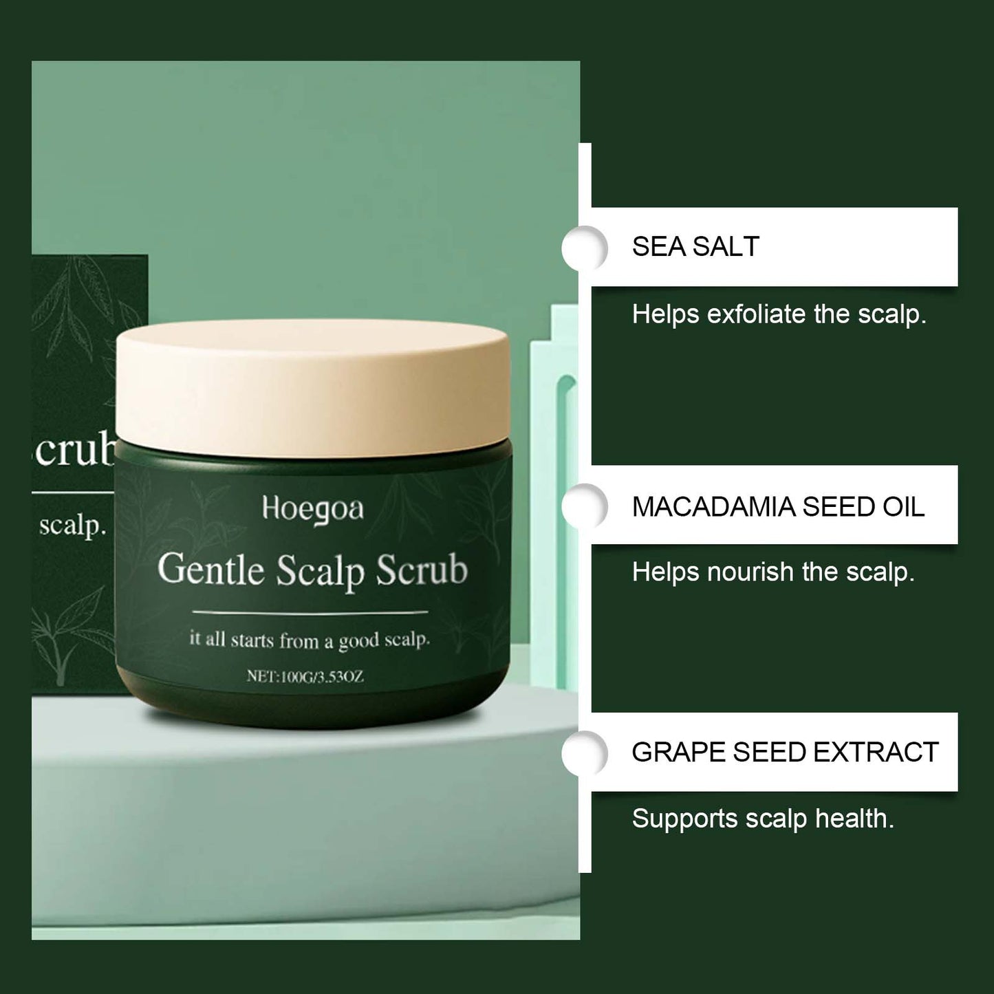 Hoegoa - Scalp Scrub for Cleansing and Nourishment