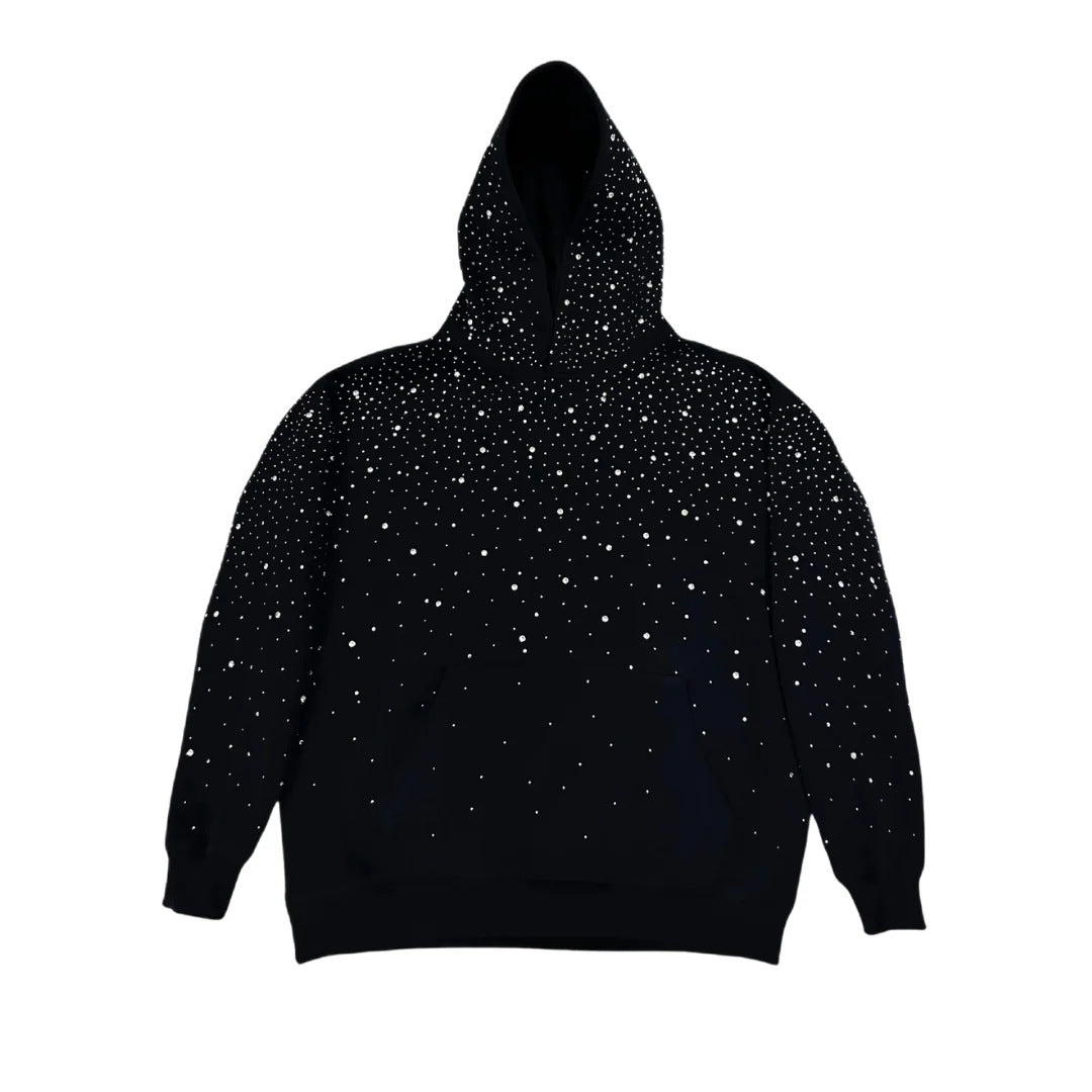 Rhinestone Hoodie and Pants Set