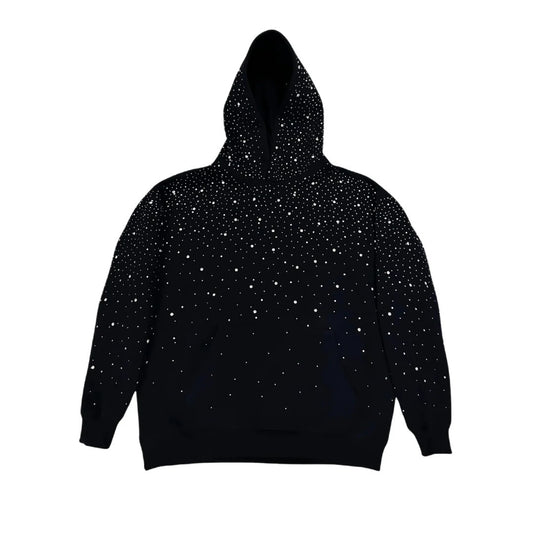 Rhinestone Hoodie and Pants Set