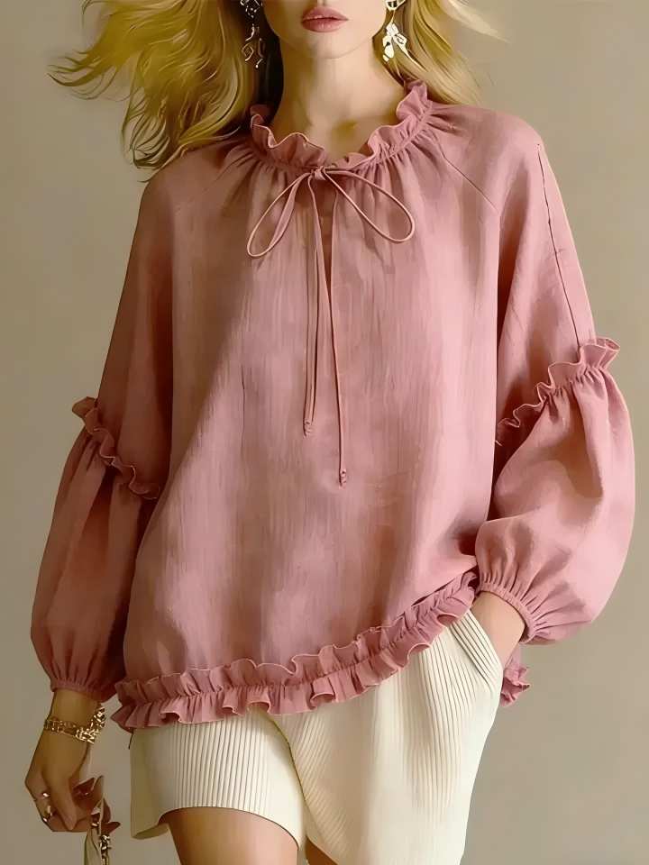 Womens Casual Long Sleeve Top