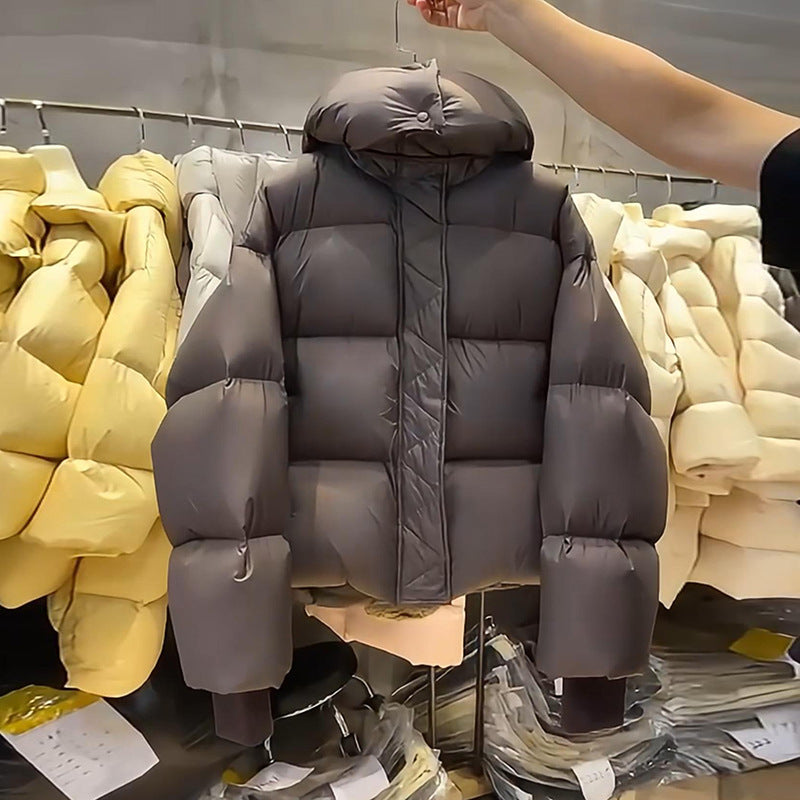 Women's Short Hooded Puffer Jacket