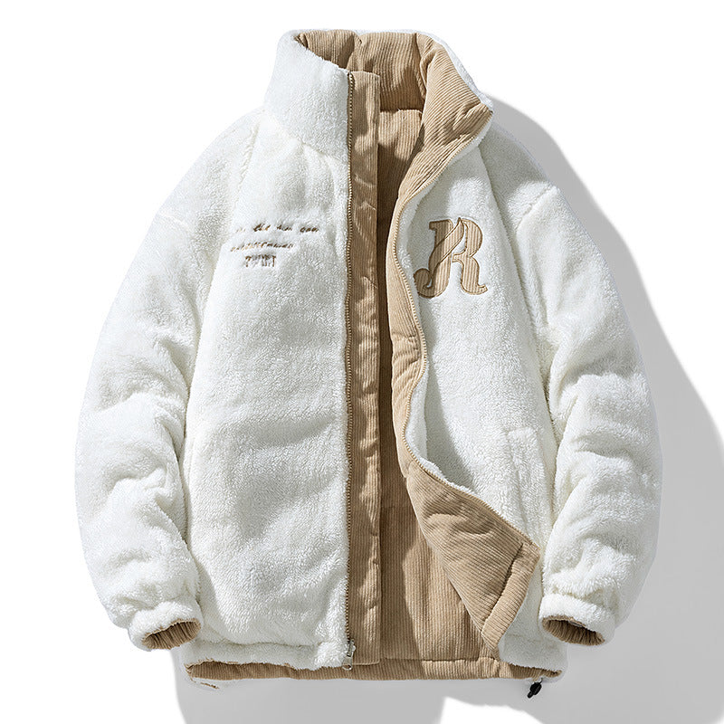 Corduroy Reversible Fleece-lined Jacket