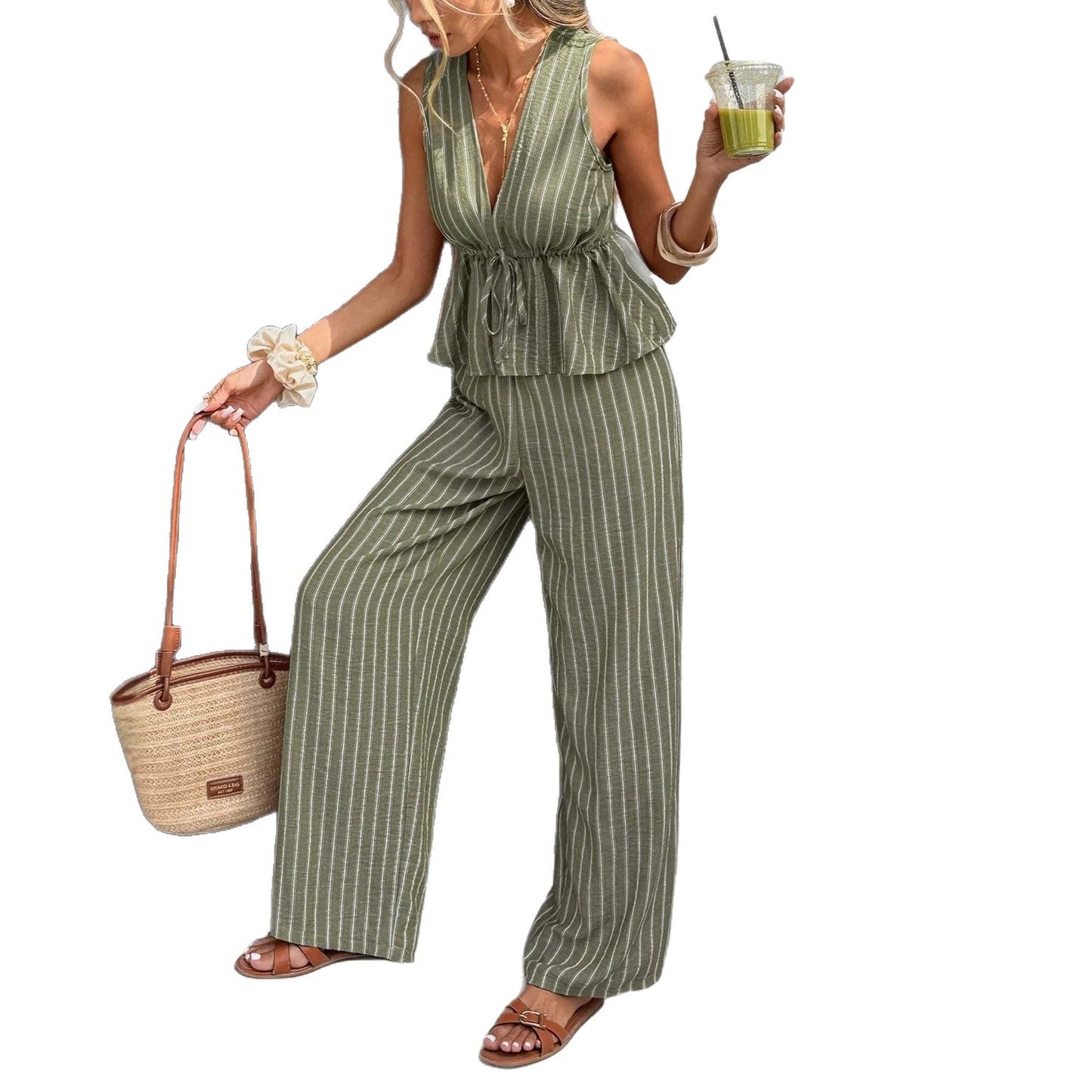 Elegant Striped Set