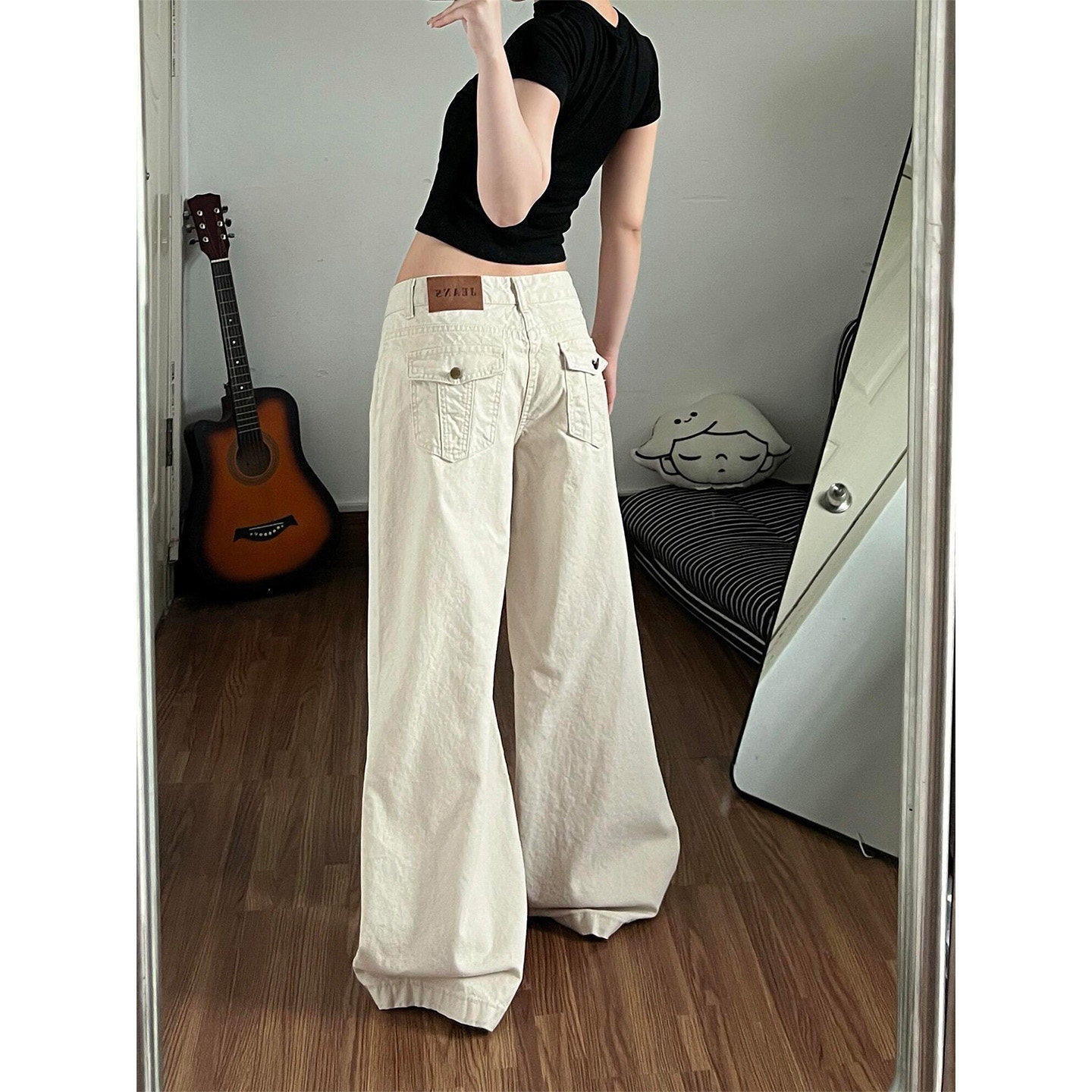 Retro Style Baggy Pants