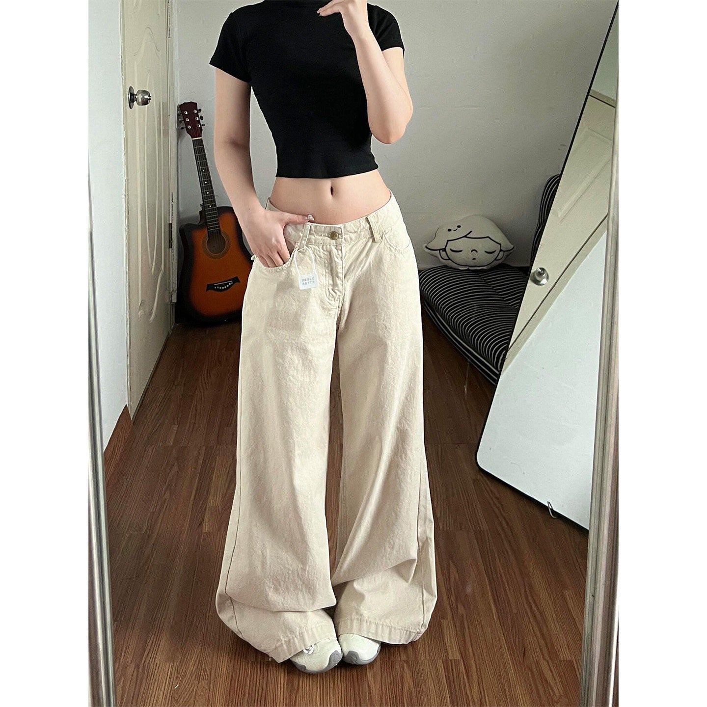 Retro Style Baggy Pants
