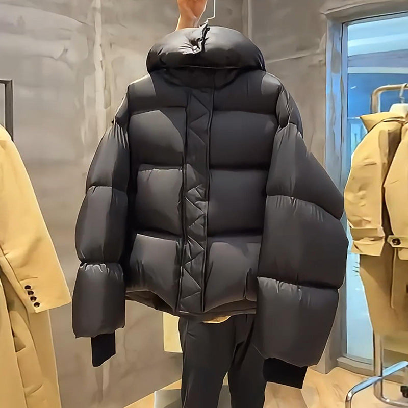 Women's Short Hooded Puffer Jacket