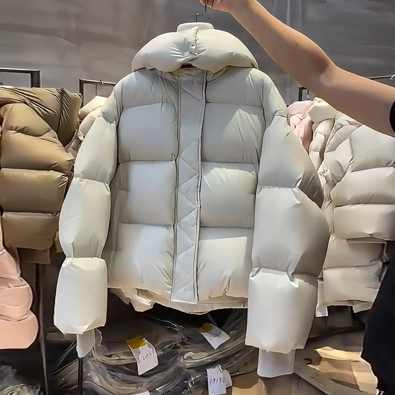 Women's Short Hooded Puffer Jacket