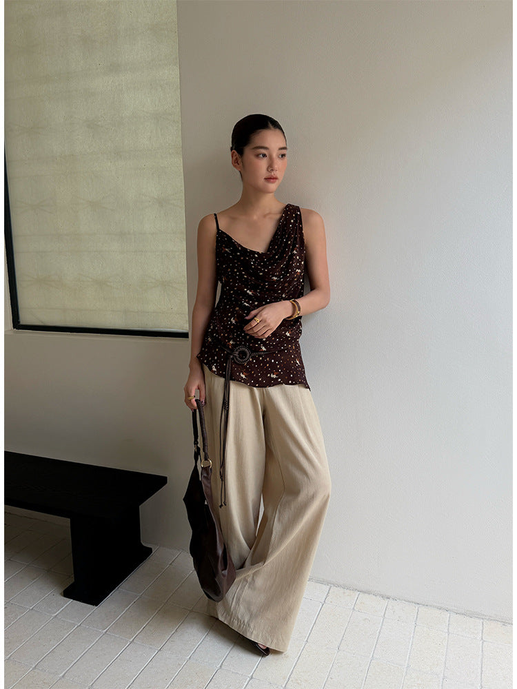 High Waist Linen Pants