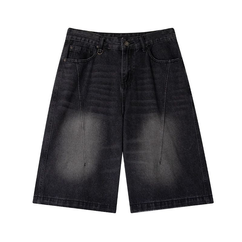 Retro Washed Denim Jorts