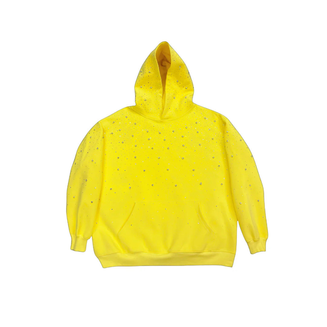 Rhinestone Hoodie and Pants Set