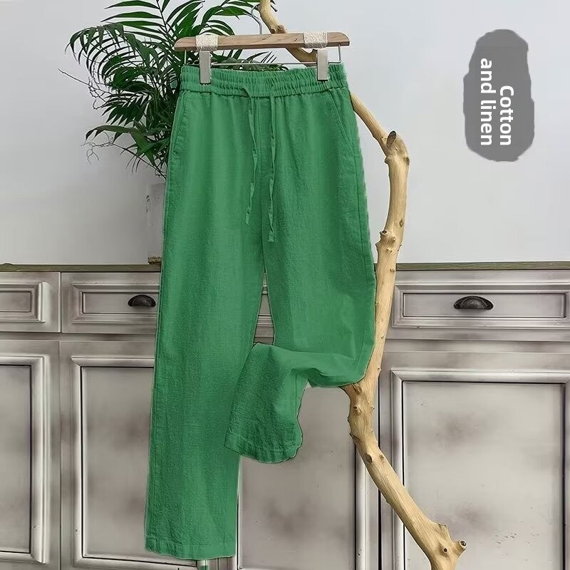 Linen Straight Pants
