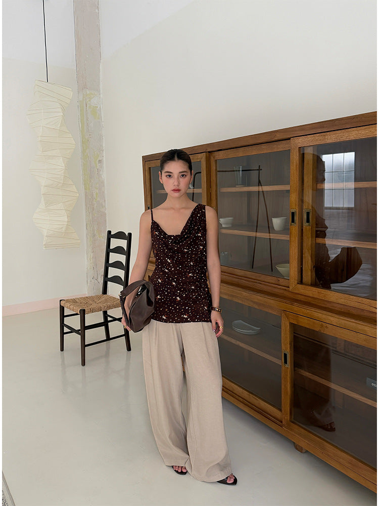 High Waist Linen Pants