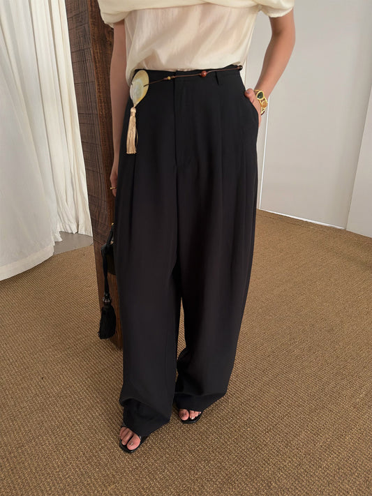 High Waist Linen Pants
