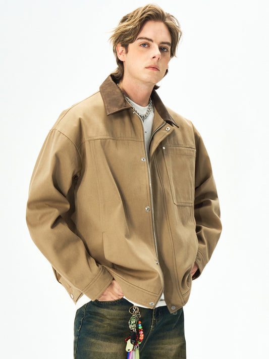 Mens Workwear Lapel Jacket