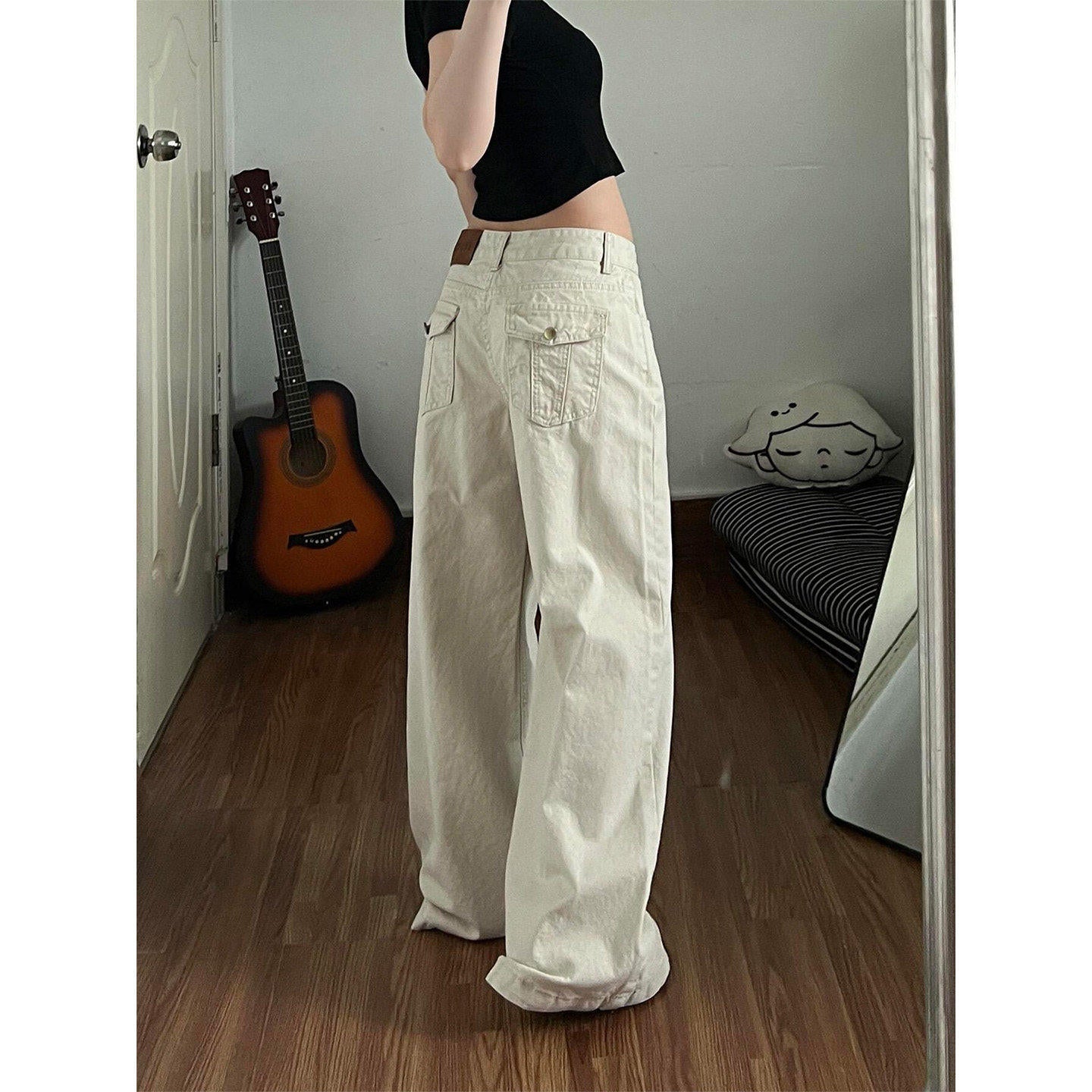 Retro Style Baggy Pants
