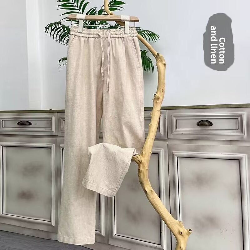 Linen Straight Pants