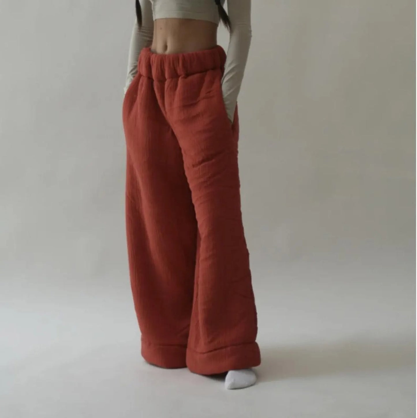 Winter Wide-Leg Pants