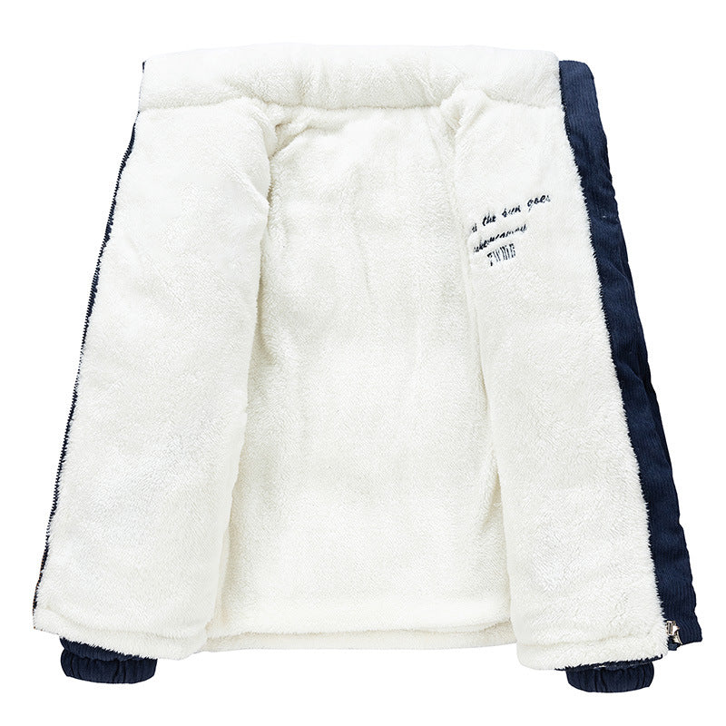 Corduroy Reversible Fleece-lined Jacket