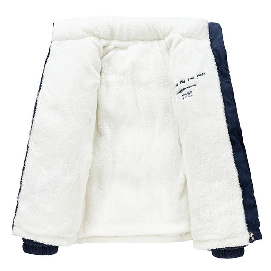 Corduroy Reversible Fleece-lined Jacket