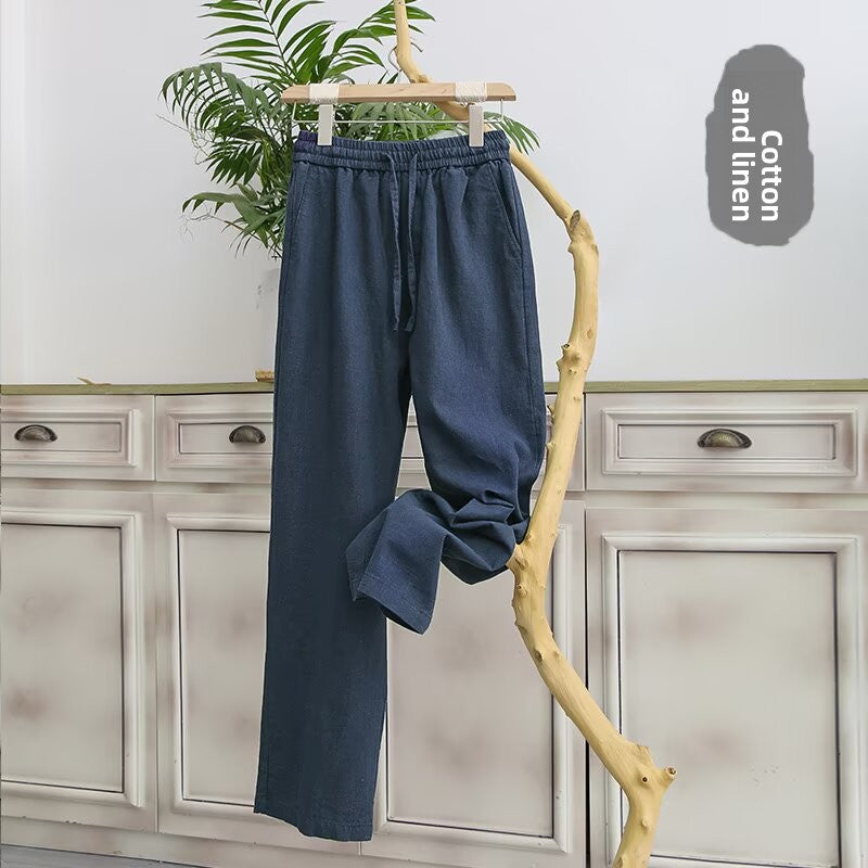 Linen Straight Pants