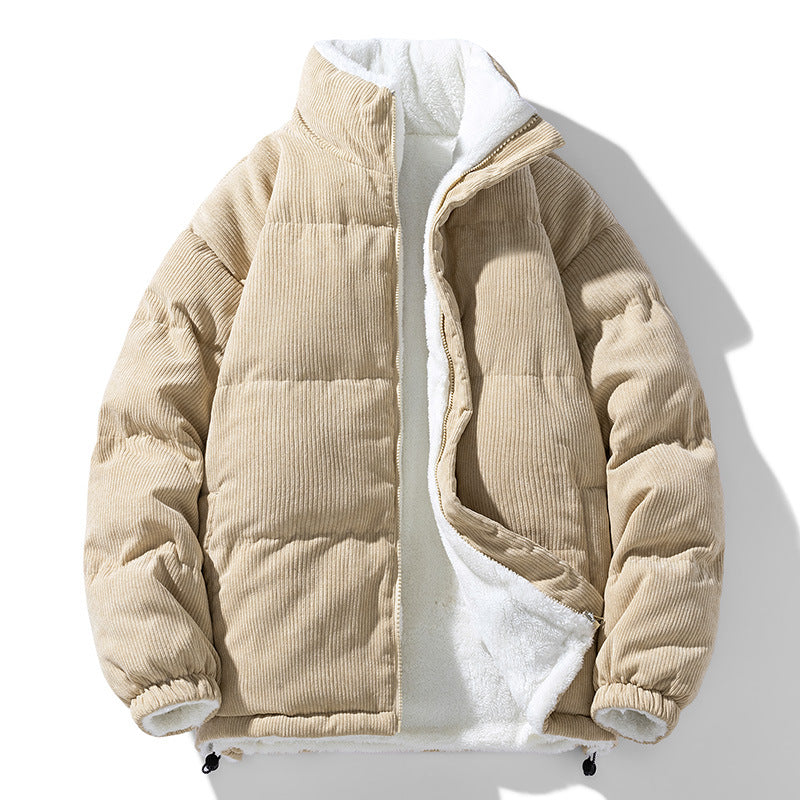 Corduroy Reversible Fleece-lined Jacket