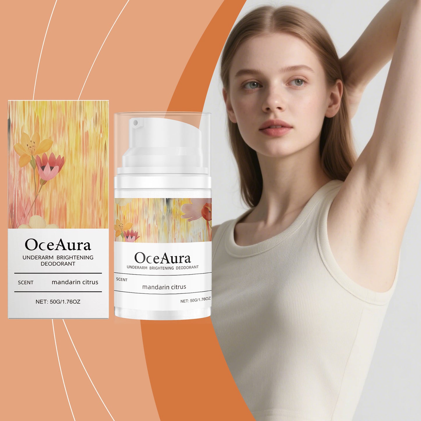 OceAura - Underarm Whitening Deodorant Cream